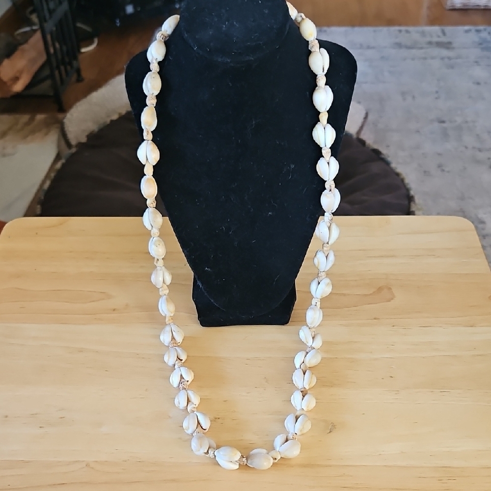 Natural Cowrie Boho Beach Sea Shell Necklace